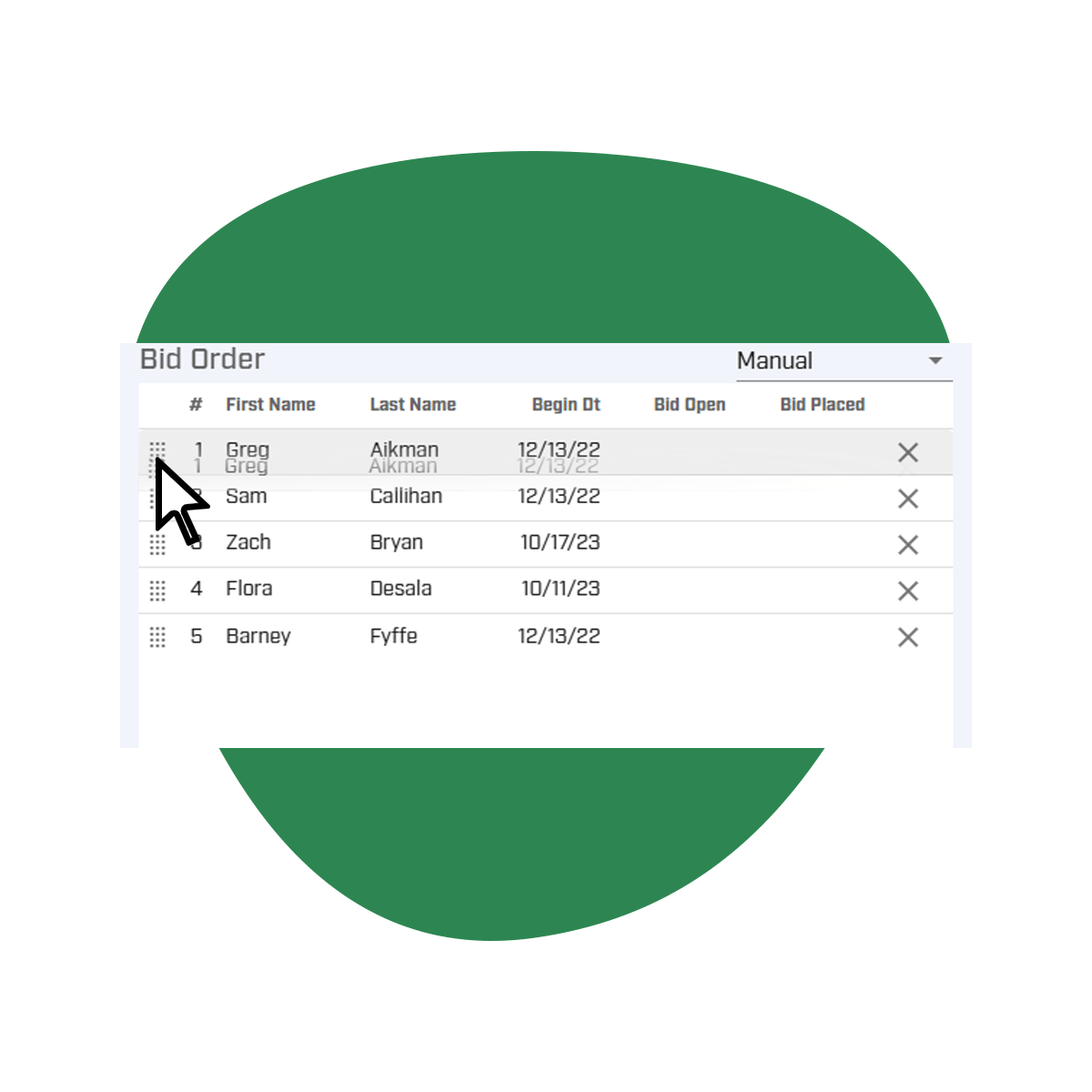 sorting bid order manually-min sorting bid order manually
