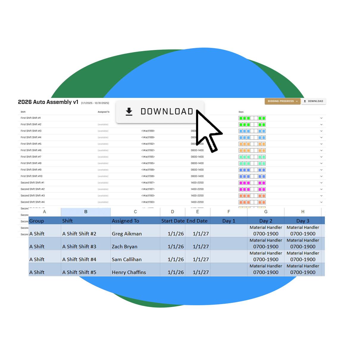 view and download results